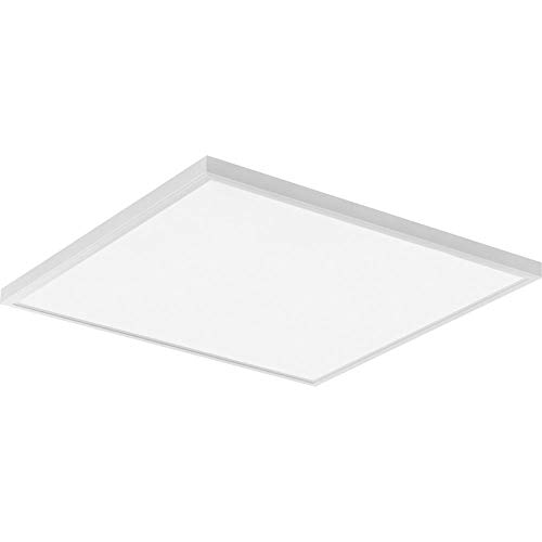 Image of Lithonia Lighting CPX 2x2 LED Flat Panel Light, 2 ft. x 2 ft. LED Light Panel, Ceiling Lighting Fixture for Shop Lighting, 3200 Lumens, Smooth Satin Lens, 4000K Cool White
