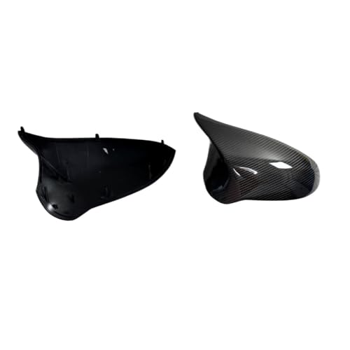 追加/交換用ドライ/鍛造/ABS+カーボンファイバー BMW M3 M4 F80 F82 F83 F87 M2C 2014-18 サイドミラーカバーのみ 右ハンドル車用(Style C)
