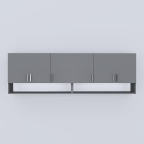 Image of SPECIALITY PANELS 6 Door Modular Wall Mounted Kitchen Cabinet with Organizer Shelf Space Saving Storage Unit Durable Engineered Wood Cupboard for Kitchen Living Room Utility Organizer Furniture