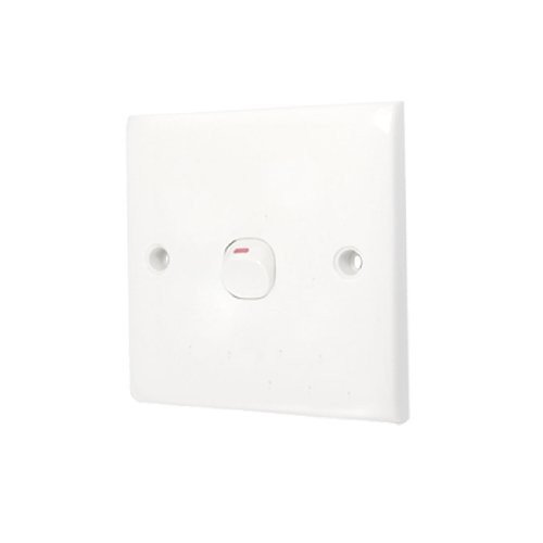 Alcoa Prime10A 250V White Plastic Square On/Off Switch Wall Plate ...