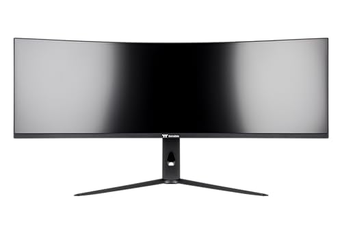 Image of Thermaltake 49 inch DQHD Curved Ultrawide Gaming Monitor; Fast VA Panel; 5120x1440 DQHD; 240Hz; 1ms GTG; Adaptive Sync; HDMI /DP /Type-C /USB; VESA 100x100; HDR10; 1800R Curve; PIP /PBP; GM-GCE-49CEUB-US