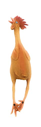 Medium Rubber Chicken Dog Toys Natural Rubber (Latex) Lead-Free Chemical-Free Complies to Same