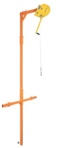 icVantA Portable Air Conditioning Outdoor Unit Hoist Tool, Self-Locking Hand Winch + Bracket, High-Altitude Installation Lift Tool (Color : Self Locking Winch 1800 lbs 10m) (3hp Shelf+15m Crane)