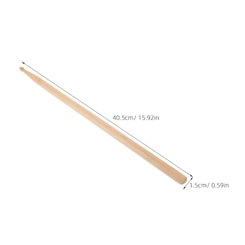 Juego de 4 baquetas de madera de arce 5B beige miniatura 2
