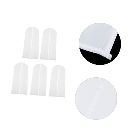 ABOOFAN 5pcs Hanging Garment Bag Breathable Zipper Dress Bag Garment Cover Clothes Cover Clothes for Storage Peva Material3