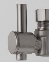 Jaclo 621-2-PN 5/8" OD x 3/8" OD Angle Valve with Lever, Polished Nickel