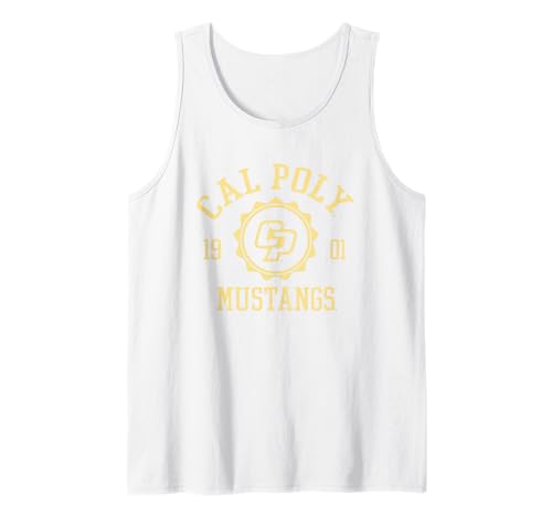 Cal Poly Mustangs Stamp Logo Officially Licensed Tank Top