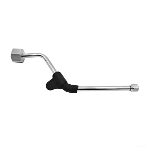 Shophubio Brazo de vapor para máquina de café espresso, varita de espuma de acero inoxidable, 6 mm de diámetro con accesorio de acero inoxidable de 1/4 pulgadas, compatible con (1 agujero)