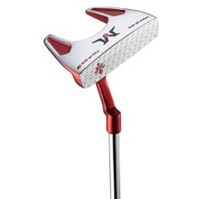 MAZEL Golf Mallet Putter with CNC Milled Face for Men and Women 35 Inch Stainless-Steel Shaft Provides more Consistency and Stability (Silver+Red)