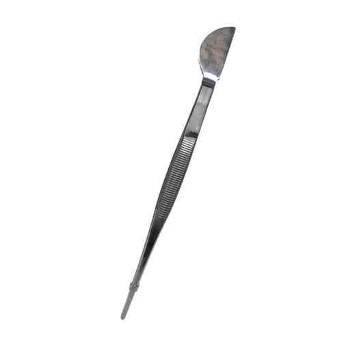 Generic Bonsai Tweezer Fish Tank Tweezer Portable Professional, Multipurpose, Gardening Tool Stainless Steel for Bonsai Yard, Curved