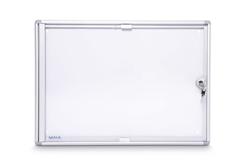 Tablón de anuncios con cerradura para proteger documentos DIN A4 en zonas de paso 2