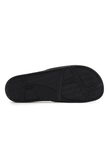 Image of WROGN Men's Anti-slip Sliders | Embossed Logo Strap | Textured Footbed