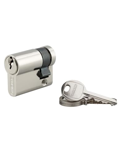 THIRARD - Demi-cylindre 30 x 10 mm nickelé 3 clés