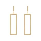 Seakuur Geometric Drop Earrings, Rectangle Dangle Earrings for Women Girls Costume Jewelry (Geometri