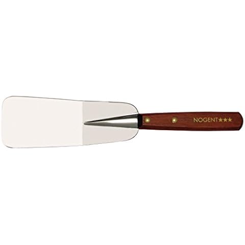 Nogent Classic Service Spatula, 5.9-Inch, Stained Wood Cover