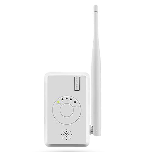 HUTSRAI IPC Repeater Router WiFi Range Extender für Sicherheitssystem-Set ohne NVR verbesserte Übertragung, EU-Stecker