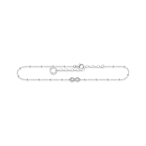 Thomas Sabo AK0029-051-14-L27V Tobillera Ajustable Cómoda de Plata 1