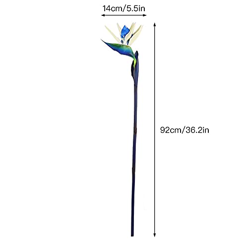 Atroy Artificial Flowers Strelitzia Stems, Fake Bird Of Paradise Plant, Simulation Bird Of Paradise High-End Flower Arrangement For Home Party Office Decoraion. #TOP6