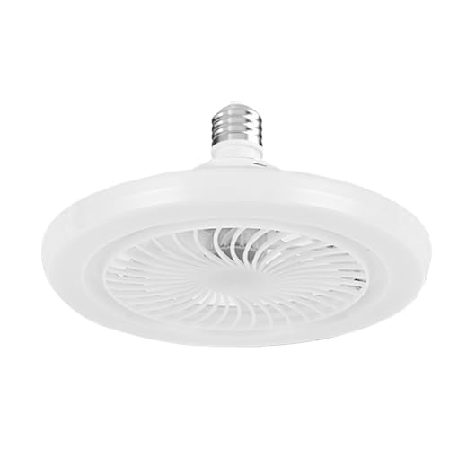 Ventiladores De Techo Con Luz - Ventilador De Techo Empotrable Con Mando A Distancia | Iluminación Interior 3 Colores Regulables, Funcionamiento Silencioso y Eficiencia Energética para Garaje Sala Dor
