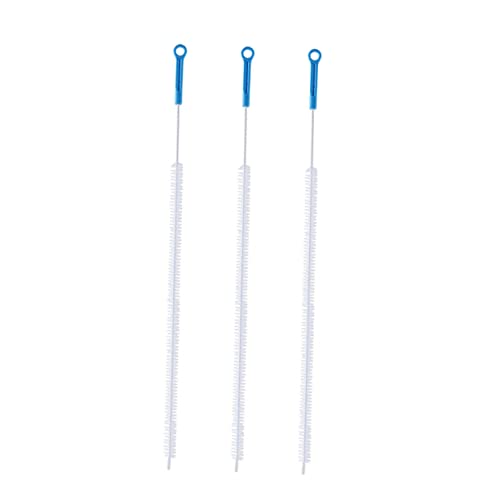 FUNOMOCYA 3 Piezas Herramienta De Dragado De Drenaje Desatascador De Fregadero Hundir Plato Cabello Desatascador De Drenaje Limpiador Baño Tubo Drenar Serpiente Para Drenaje Nylon Sky-blue
