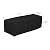 Covers & all Outdoor Rectangular Fire Pit Cover, Rectangle Heavy Duty18 Oz Waterproof UV & Weather Resistant, for Patio Lawn Garden Outside, Air Vents & Drawstrings (48"L x 20"W x 18"H, Black)