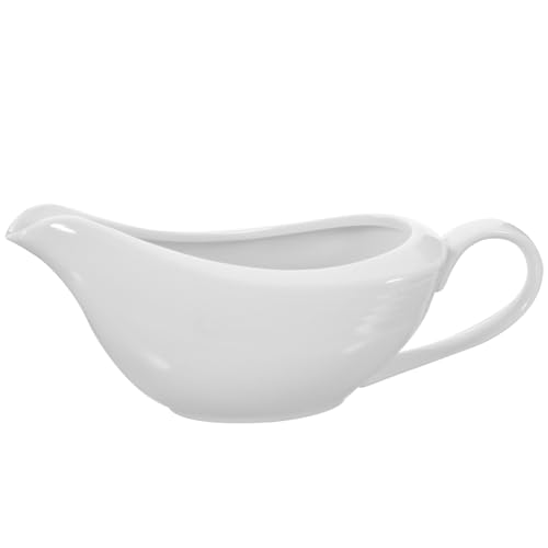 PRETYZOOM Jarra de Cerámica para Salsa Jarra para Salsa de Taza para Aderezo de Ensalada Gran Capacidad para El Hogar Y El Restaurante