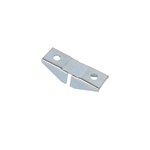 Toolerando Adaptador doble de sujeción de estantes para soporte escuadra doble/Soporte de base para estante sobre escuadra - Set 12 unidades
