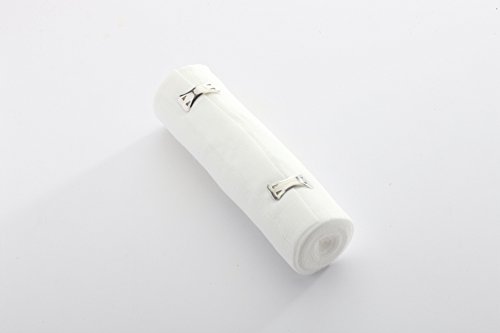 MediChoice Clip Closure Compression Bandage, Non-Sterile, 6 Inch x 5 Yards, 1314REB2026 (Box of 10)