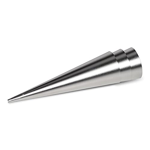 Patisse 1895 Creamhorn Mold Set of 3-pcs, Length: 5-1/8" (13 cm), Stainless Steel