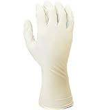 Valutek VTGNPFB12-M Nitrile ESD Cleanroom Gloves [Ambidextrous, 12in Beaded Cuff, Powder Free, White] 100 Gloves, Medium