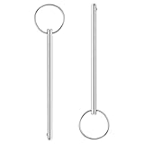 QUARKZMAN 2 Stück 6mm x 105mm Schnellspannstifte 316 Edelstahl Marinezubehör Für Marine Bergsitze Schiffseinrichtung Schiffbau Silber