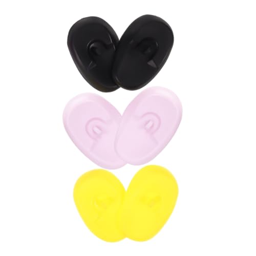 FOMIYES Hair Coloring Earmuffs 3 Sets Noise Reducing Ear Covers for Styling Heat Proof for Barbers