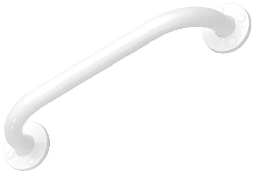 Barre d'appui 30 cm Godonnier en acier blanc pour éviter les chutes