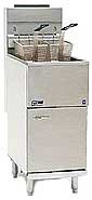 Pitco 45C+S 4-Burner Fryer