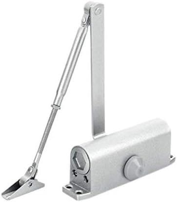 chiudiporta automatico. Chiusura idraulica con chiusura idraulica a molla automatica regolabile di tipo rotondo