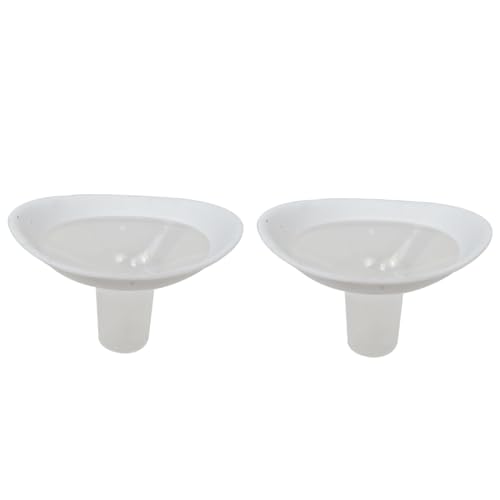 INGQI New 21mm Breast Pump Shields Flanges for Medela Pump Parts, Breastshield Works for Medela New Pump in Style 2 Pack