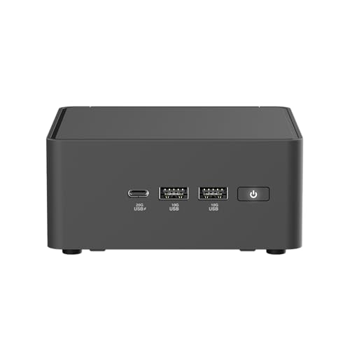 ASUS NUC 15 Pro Tall Barebones Mini PC Intel Series 2 Core 7 240H, DDR5 RAM up to 96GB, Dual Storage Design, Thunderbolt 4, Wi-Fi 7 & Bluetooth 5.4, Tool-free Case Access