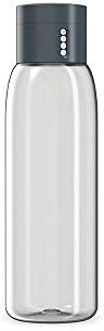 Joseph Joseph Dot Hydration Tracking Water Bottle, White, 600 ml