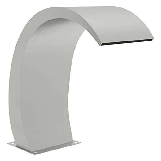 Vxl Fuente De Piscina De Acero Inoxidable 304 30X60X70 Cm