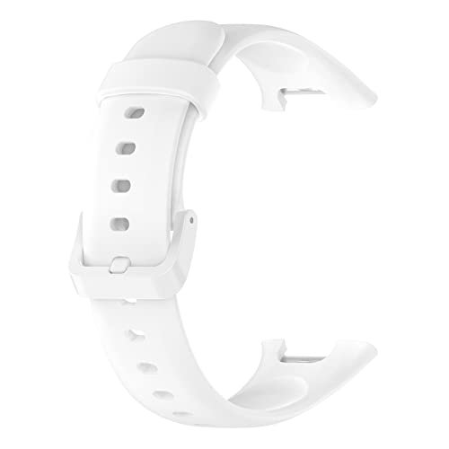 KAREN66 Armband Kompatibel mit Xiaomi Mi Band 7 Pro Armband Silikon Wasserdicht Ersatzband f&uuml;r Xiaomi Mi Band 7 Pro, Damen Herren (Wei&szlig;)