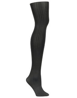 L'eggs Casual Rib Tight-B-Black3