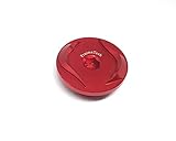  Öleinfülldeckel M30x1,5 für Kawasaki Z750 Z750R Z1000 Z300 ZX6R ZX6RR ZX636 ZX7R ZX9R ZX10R Ninja ZX12R ZX14R ZX250 ZZR1400 (Rot)