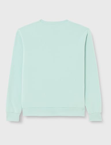 Sweat tricot homme pull col rond polyester menthe glacée taille XL - 3