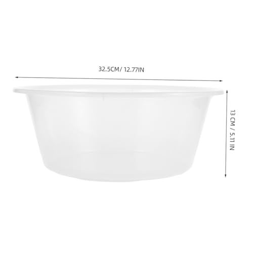 FRCOLOR 2pcs Bañera Grande para Pies Plástica Transparente miniatura 2