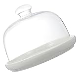 Cúpula para aperitivos: diseño transparente creativo, hace que su cocina se vea y ordenada, el producto tiene mano de obra fina, bandeja para postres