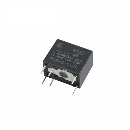 Relais SYS-S-112L 12V 6 broches 1A pour circuit imprimé