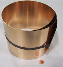510 Phosphorus Bronze Shim .025" Thick x 6" Width x 50" Length