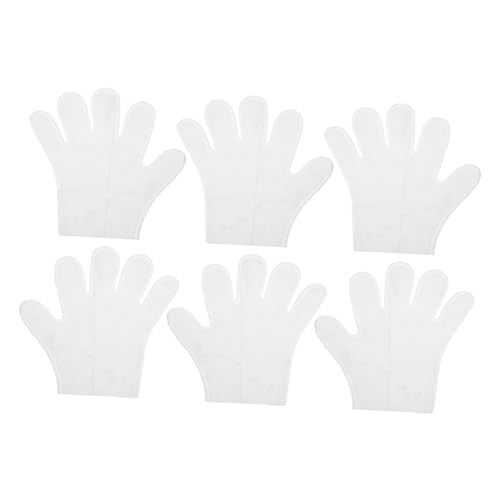 HOLIDYOYO 6pcs Gentle Cleaning Gloves Pet Bath Dogs Cleaning Supply Cat Bath Pet Supplies Wash- Glove Pet Wash- Glove Gentle Cleaning Glove Non-Woven Fabric