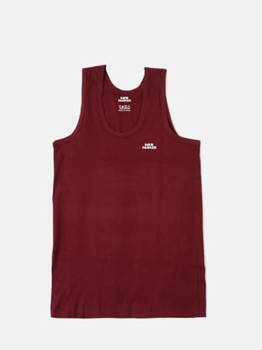 Image of LUX PARKER Boy's Regular Fit Plain Vest | 100% Cotton| Skin Friendly | U- Neck | Lightweight | Pack of 9