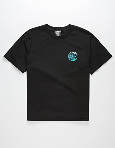 SANTA CRUZ Wave Dot S/S Midweight T-Shirt Black XL Youth2